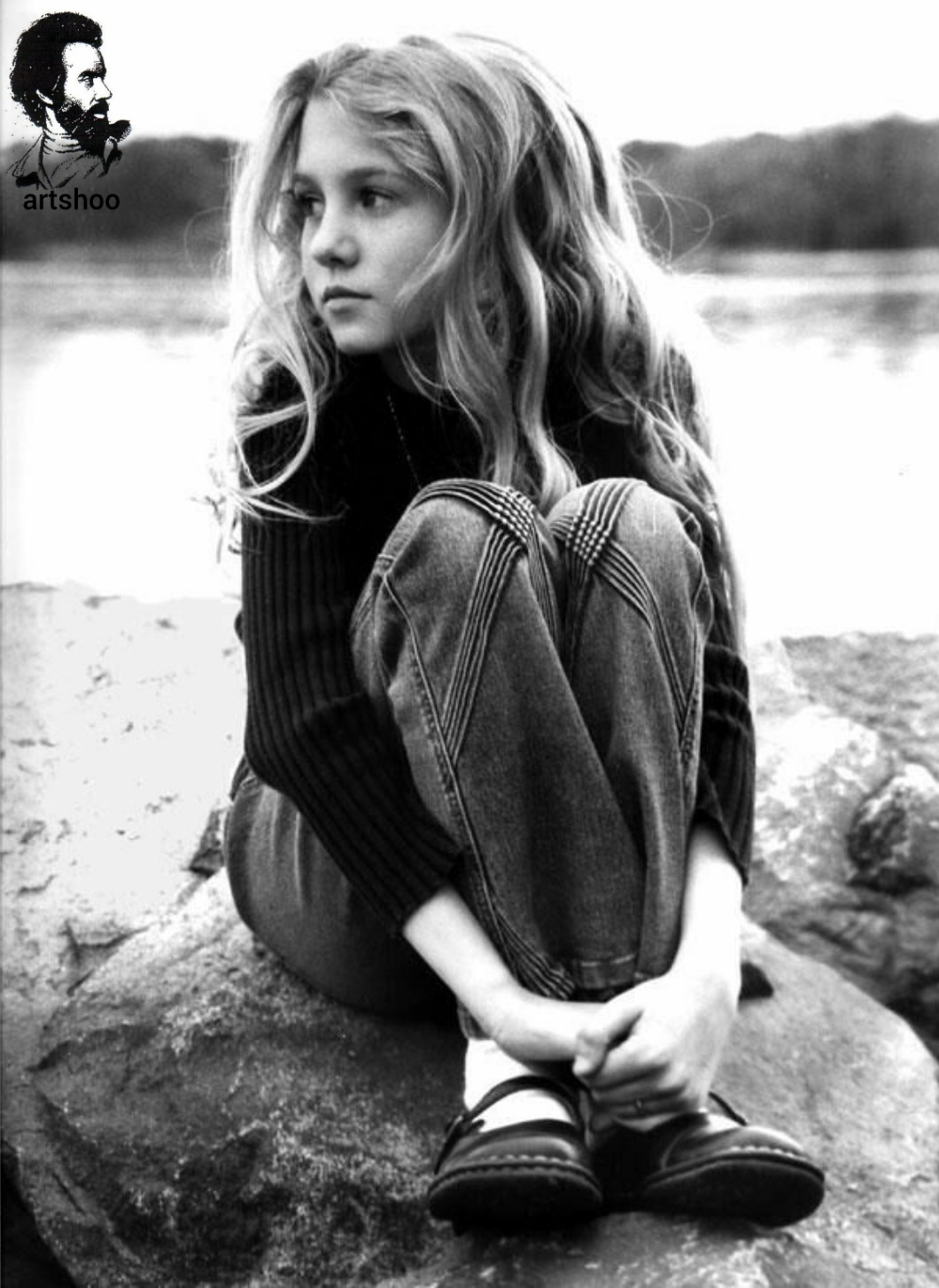 مدل کودک سیاه قلم